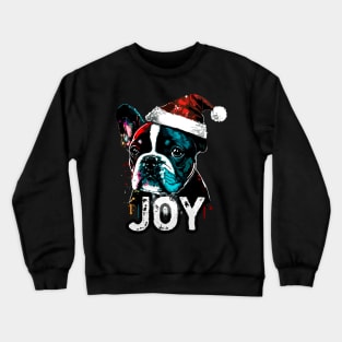 Christmas Bulldog Joy Crewneck Sweatshirt